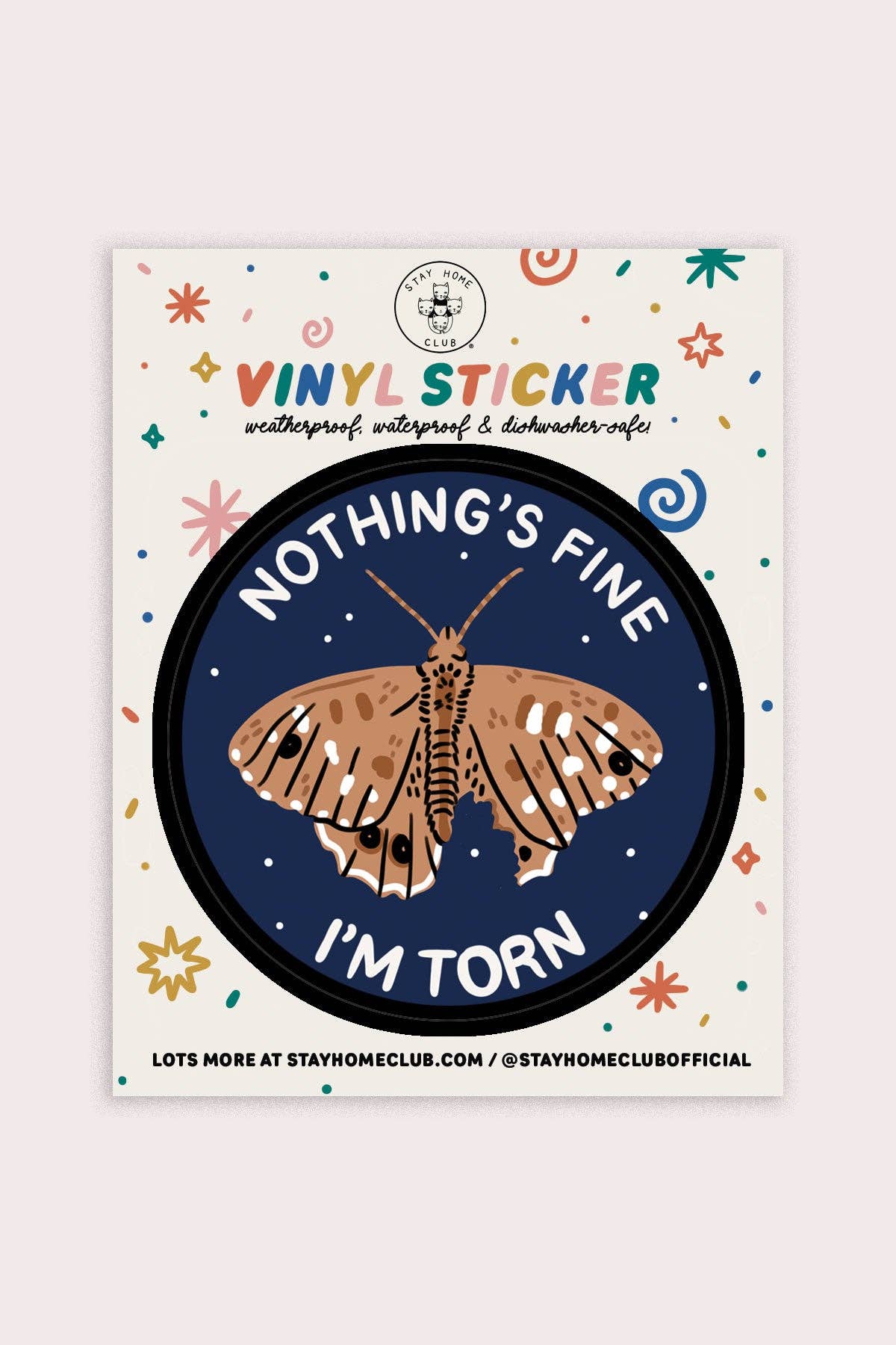 I'm Torn Vinyl Sticker