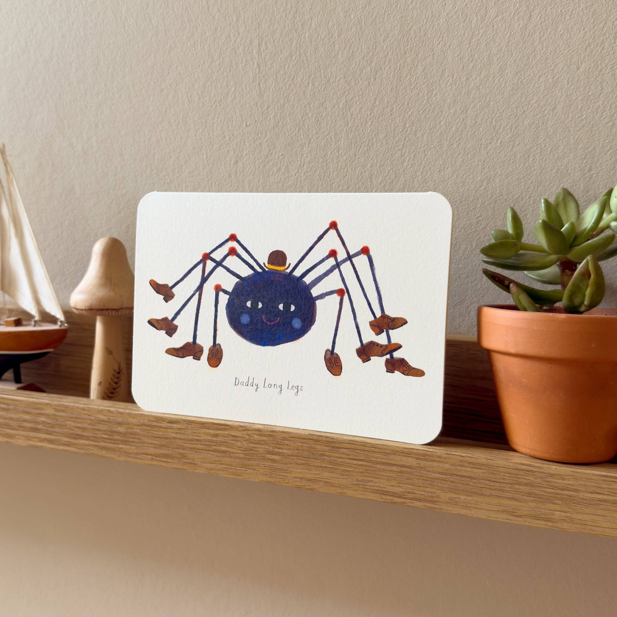 Daddy Long Legs Father's Day Card