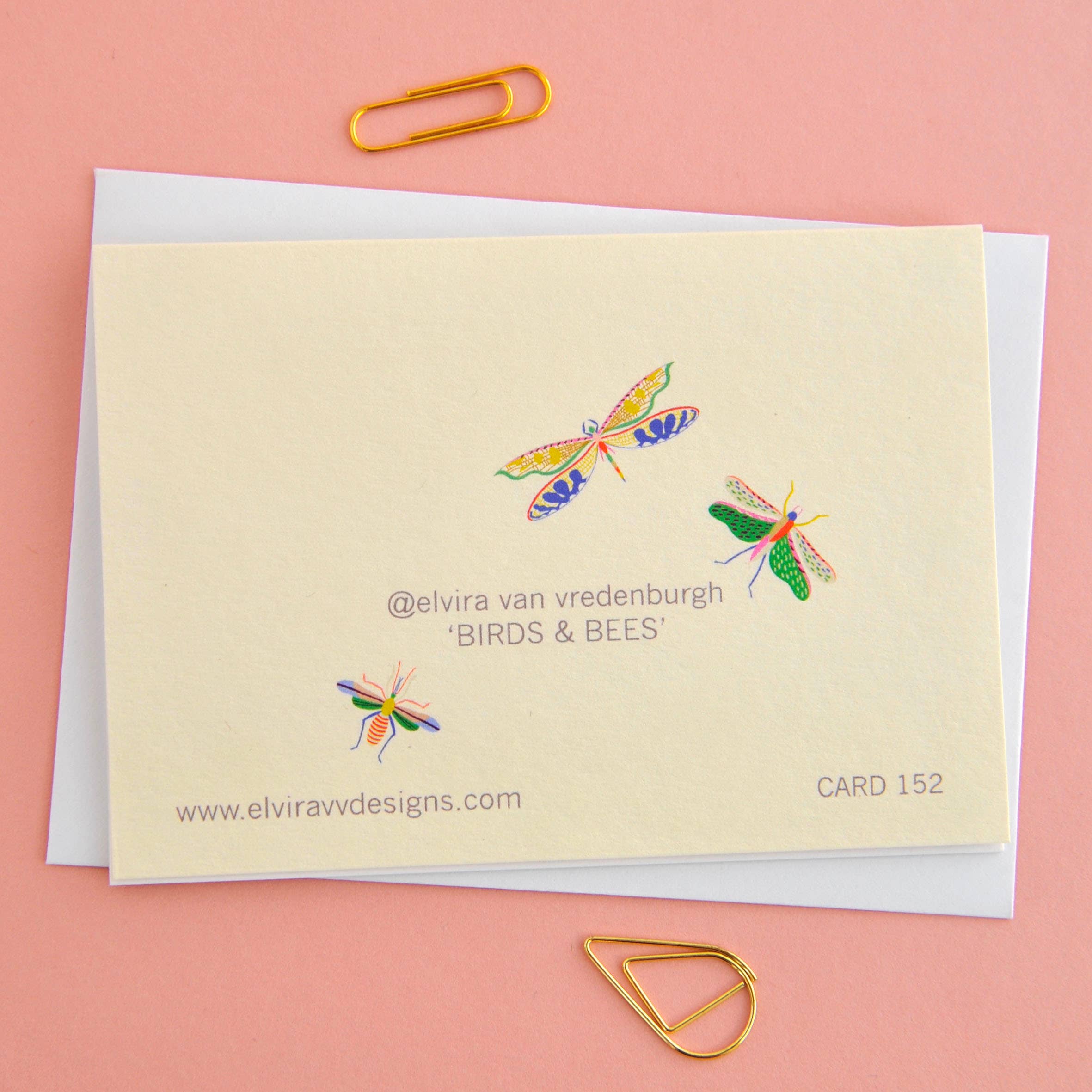 Birds & Bees Notecards – Pack of 8 Thank You Cards
