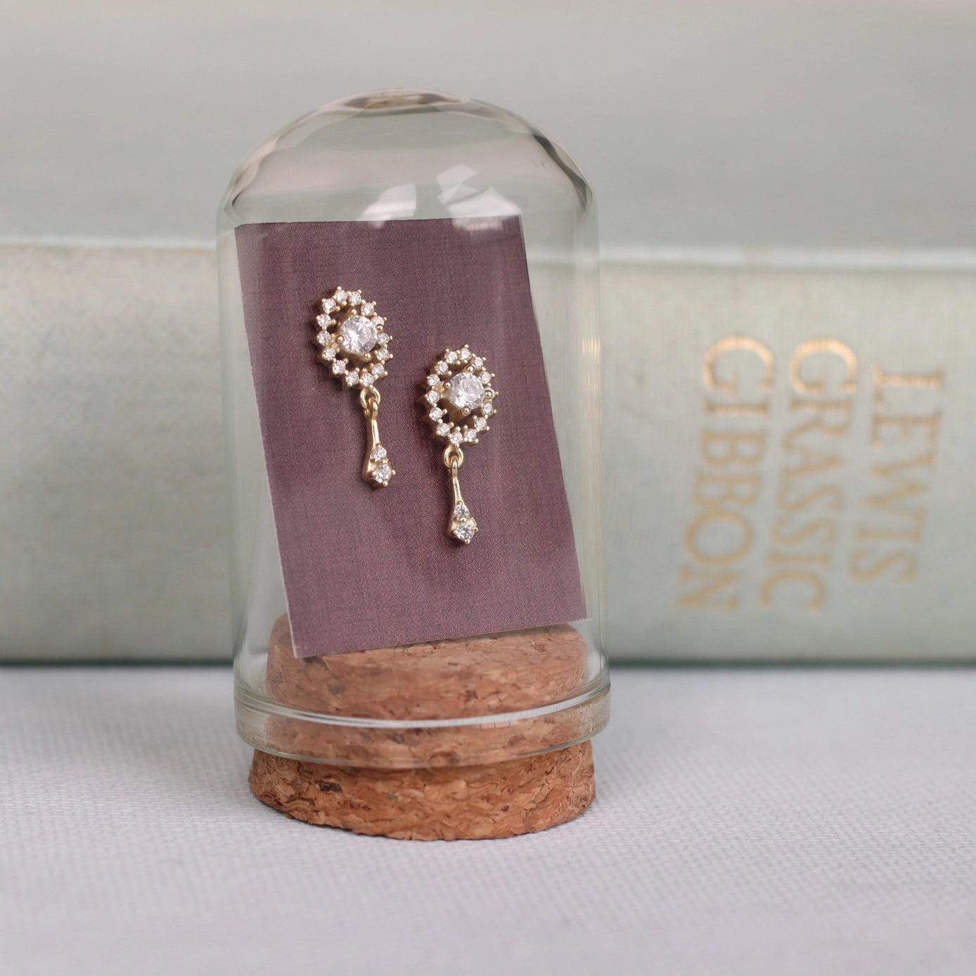 Tudor Queen Stud Drop Earrings