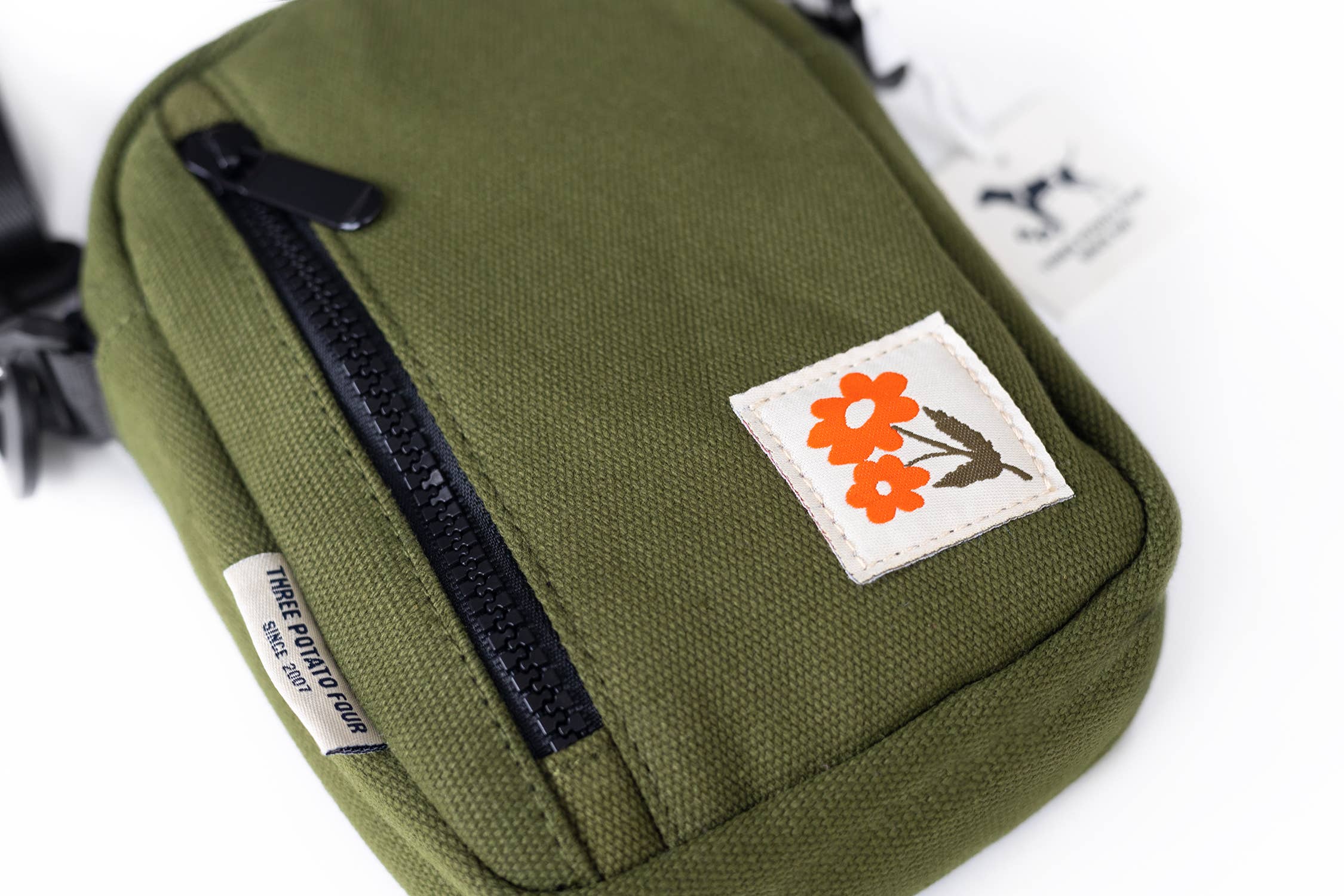 Green Crossbody Bag - Orange Blossom