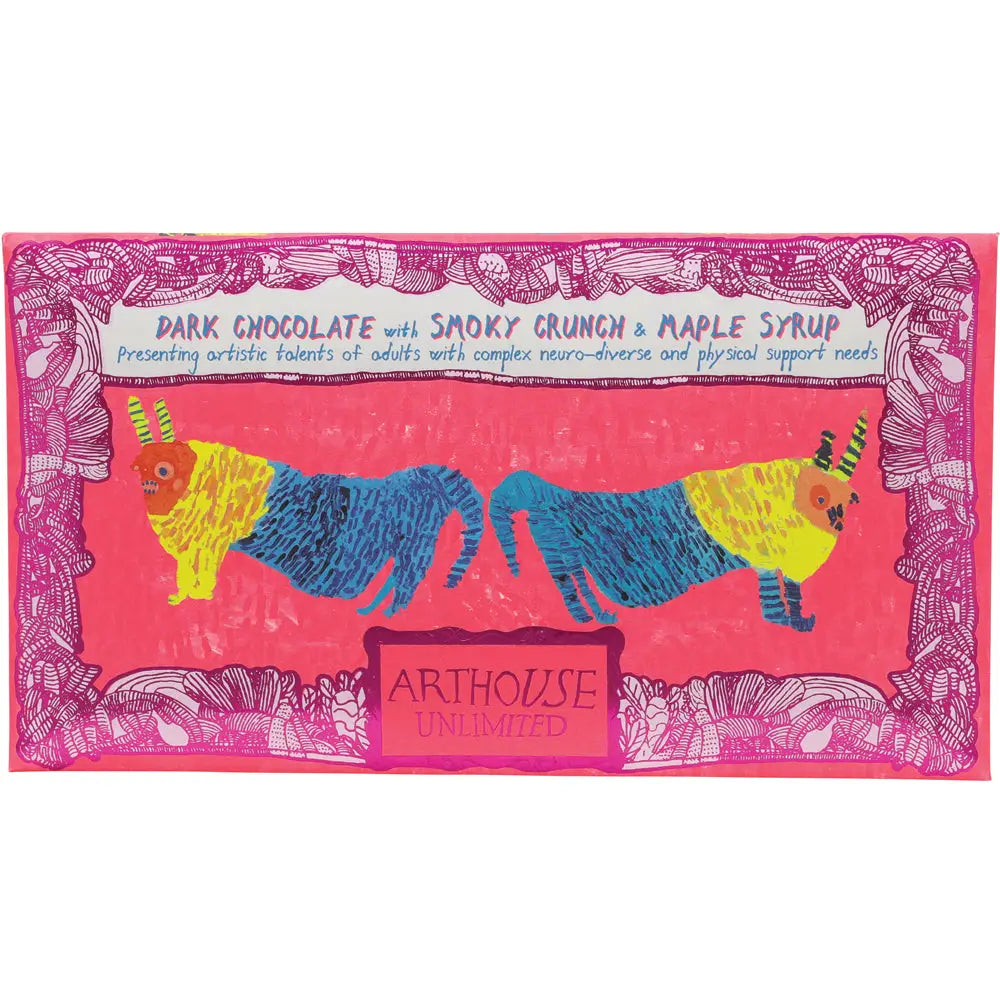 Before & After The Dentist Dark Chocolate Bar With Smoky Crunch & Maple Syrup