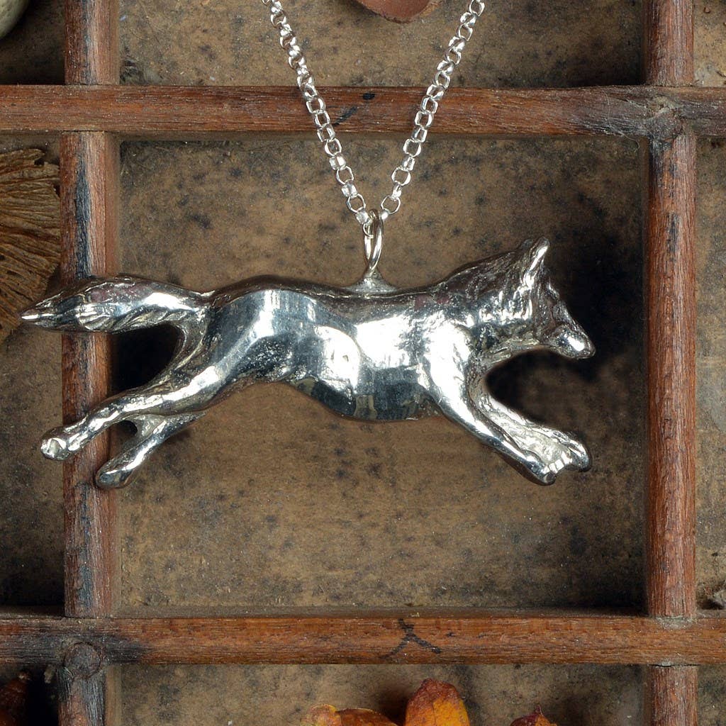 Running Fox Necklace