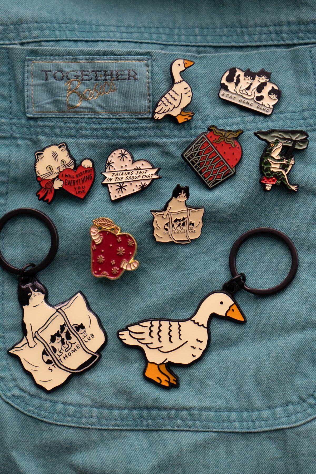 Goose Pin Badge