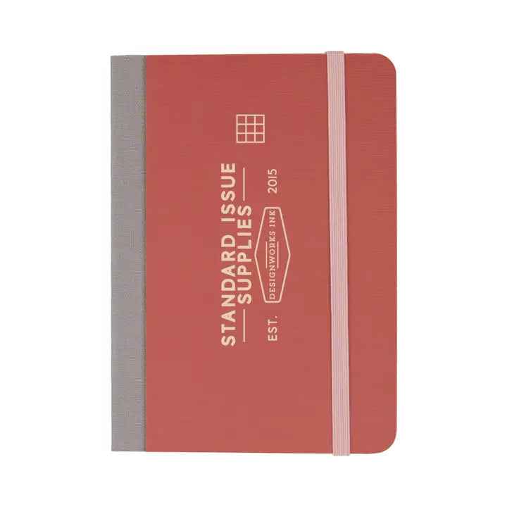 Standard Issue Pocket Journal - Rosewood & Blush