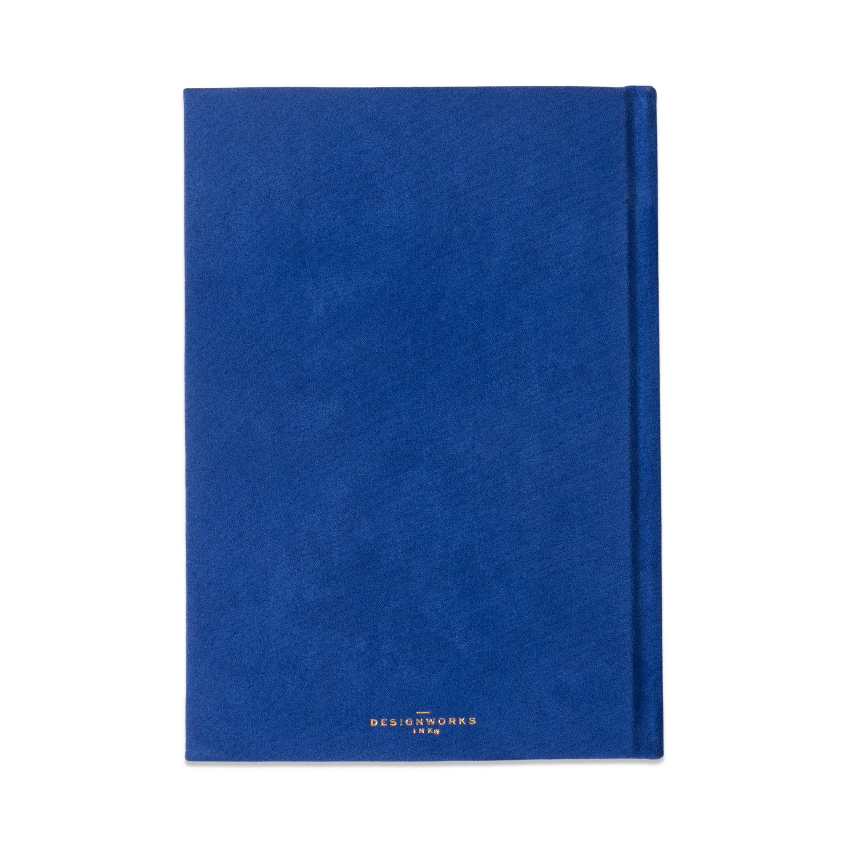 Suedette Hardcover Radiant Journal - Cobalt