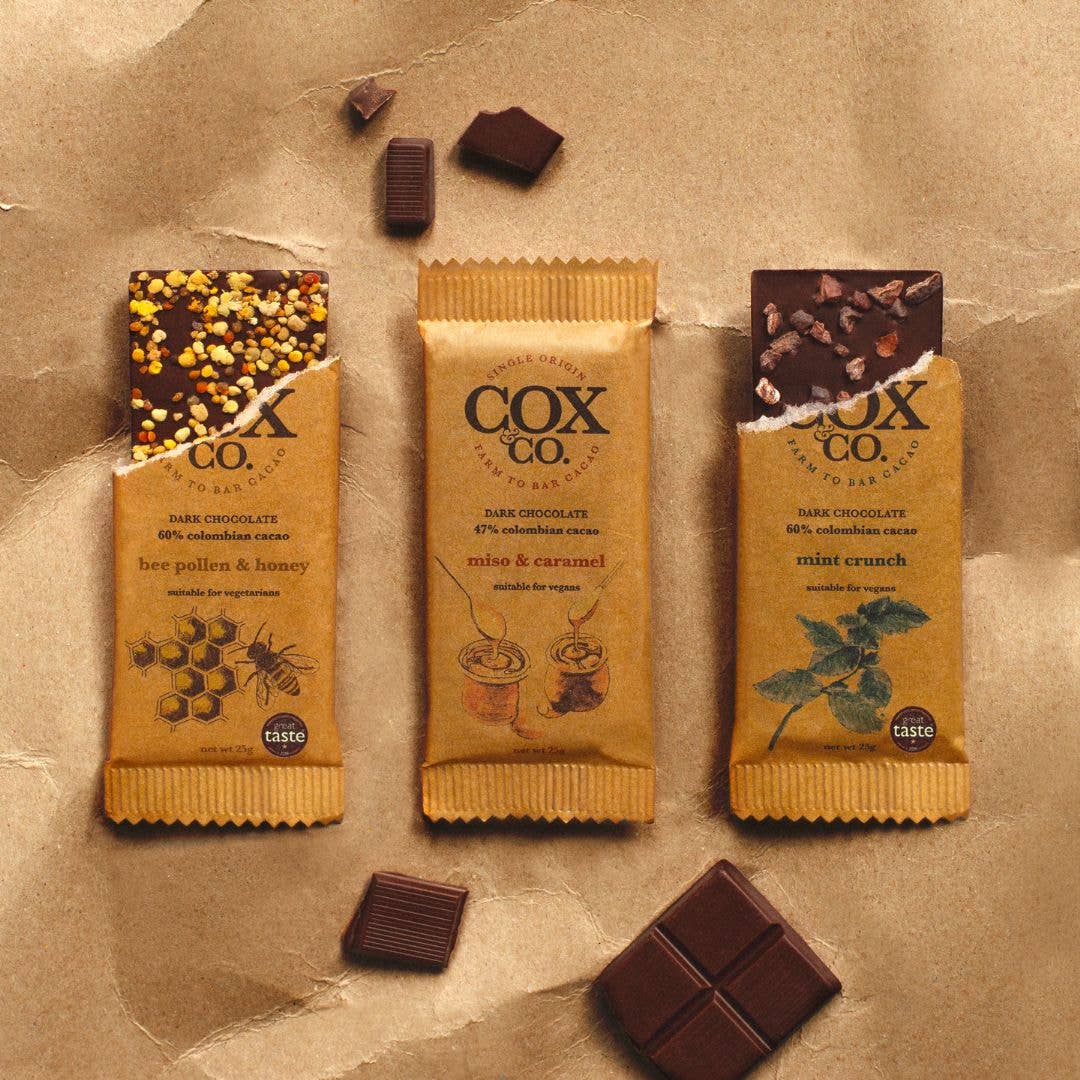Mini Bee Pollen & Honey Chocolate Bar