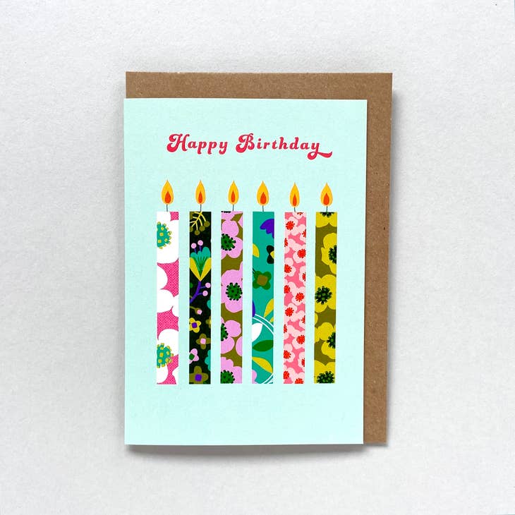 Candles Birthday Card