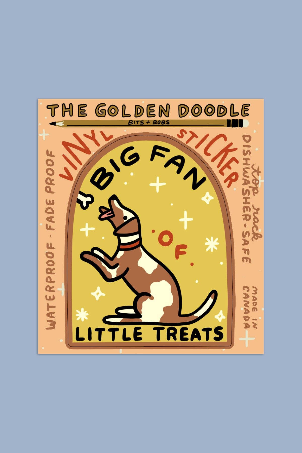Big Fan Of Little Treats Vinyl Sticker