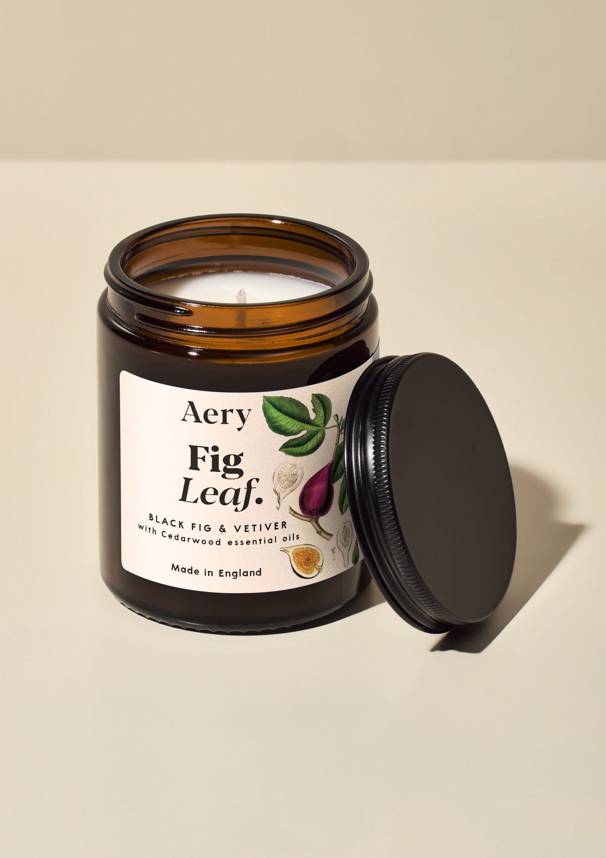 Fig Leaf Scented Jar Candle
