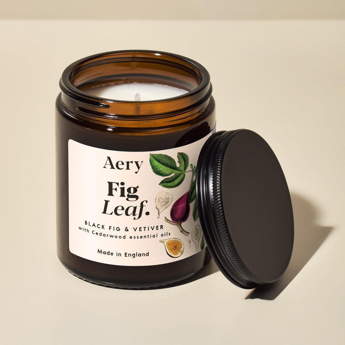 Fig Leaf Scented Jar Candle
