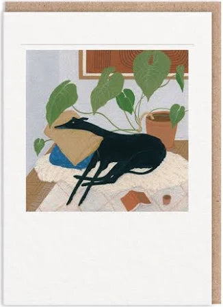 Greyhound Blank Card