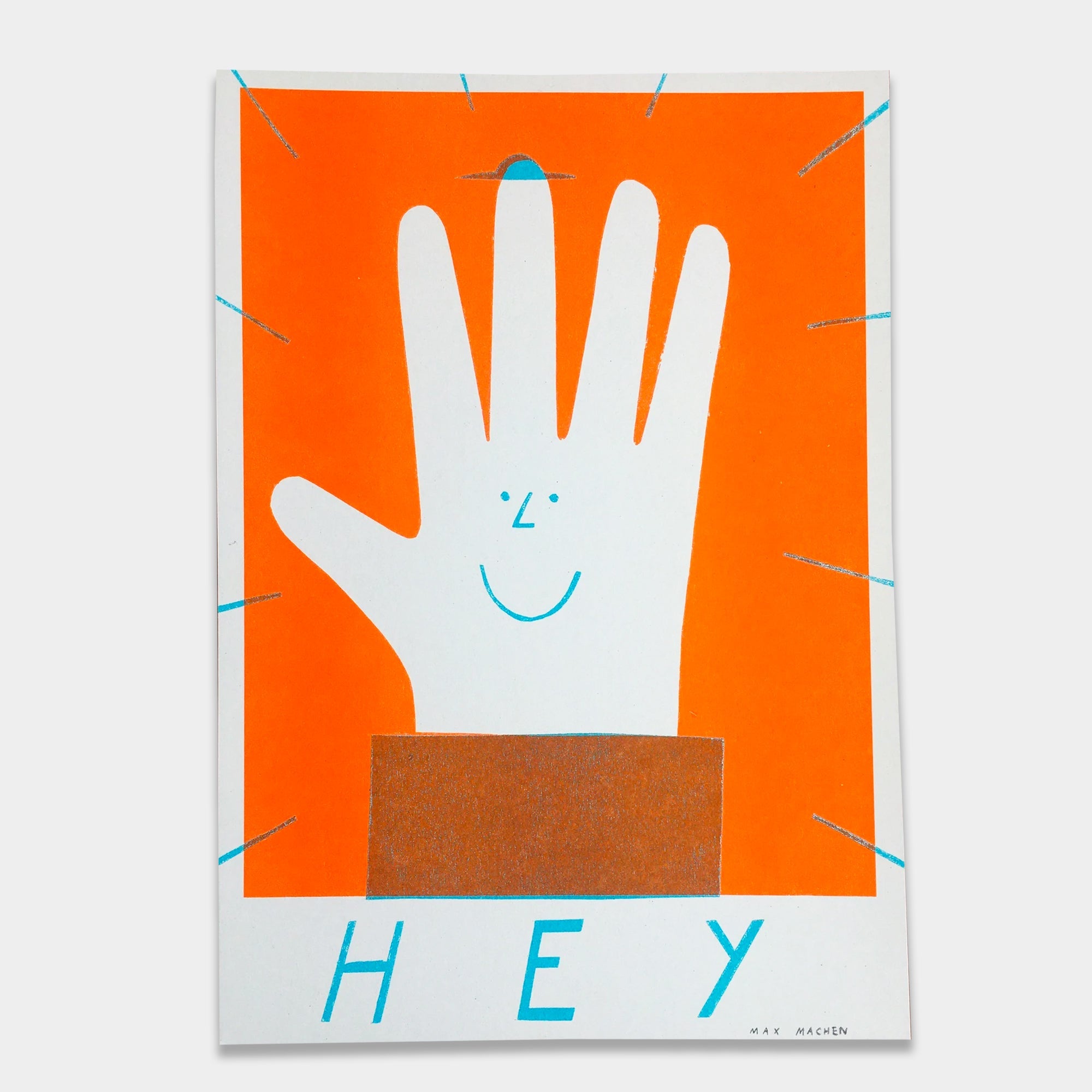 Hey Art Print