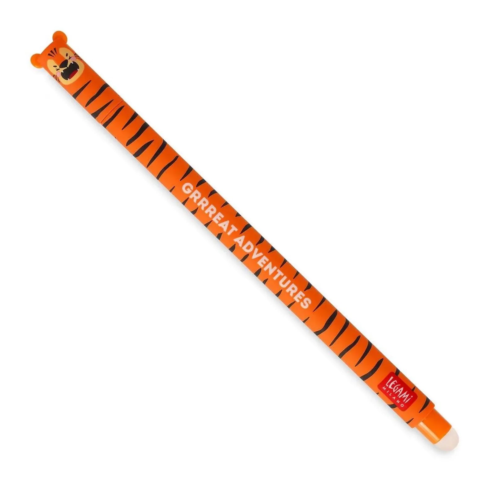 Tiger Erasable Gel Pen - Orange Ink