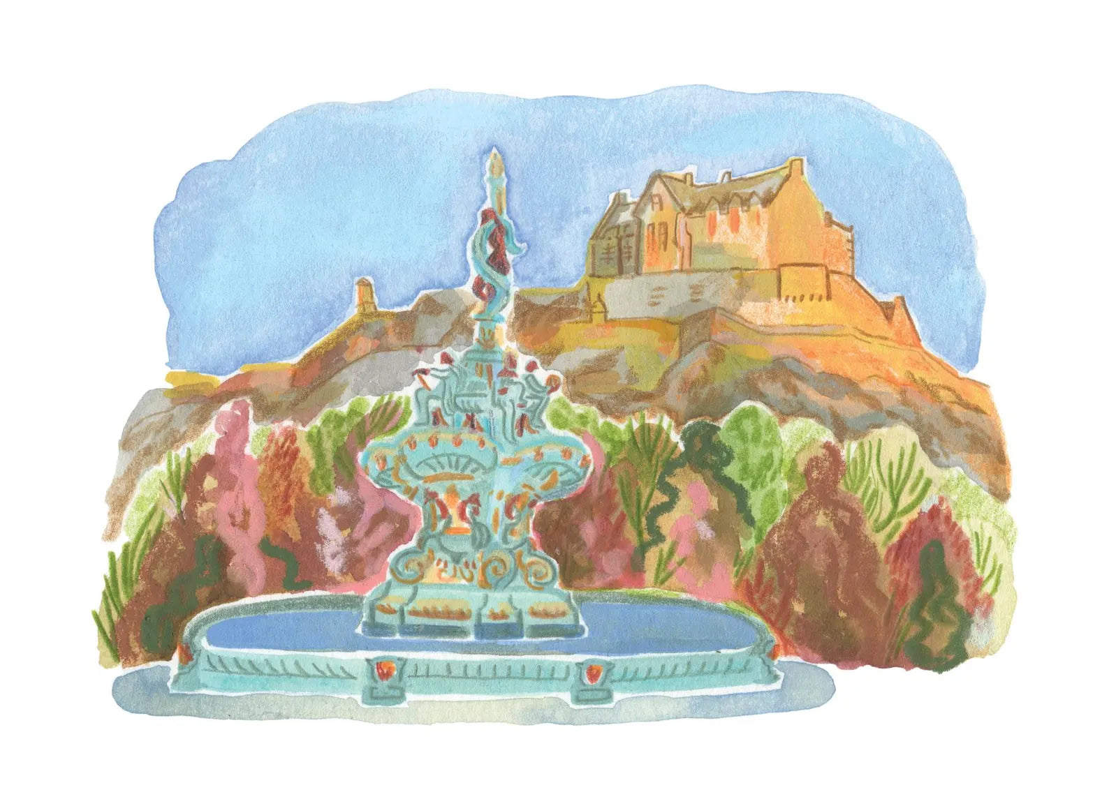 Mini Ross Fountain, Edinburgh Print (Copy)