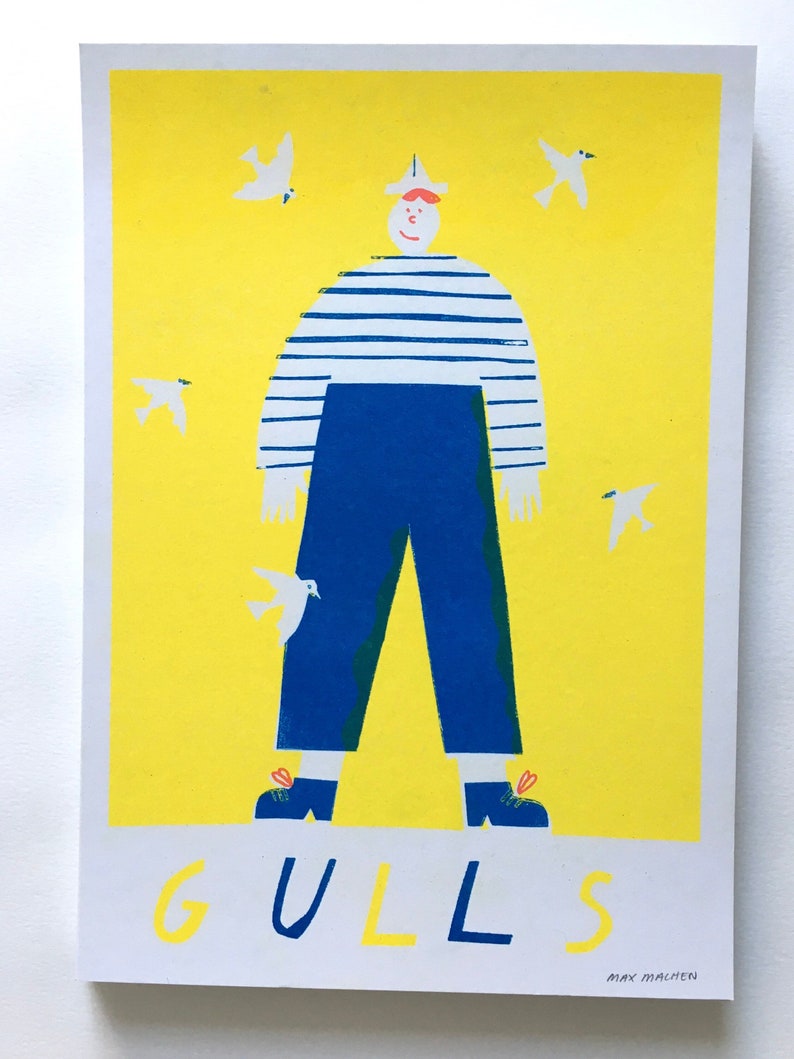 Gulls Art Print