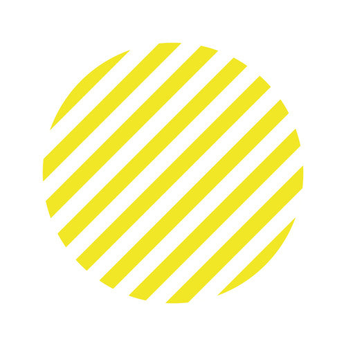 Set Of Ten MT Casa Stickers - Lemon Stripe