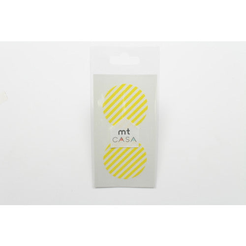 Set Of Ten MT Casa Stickers - Lemon Stripe