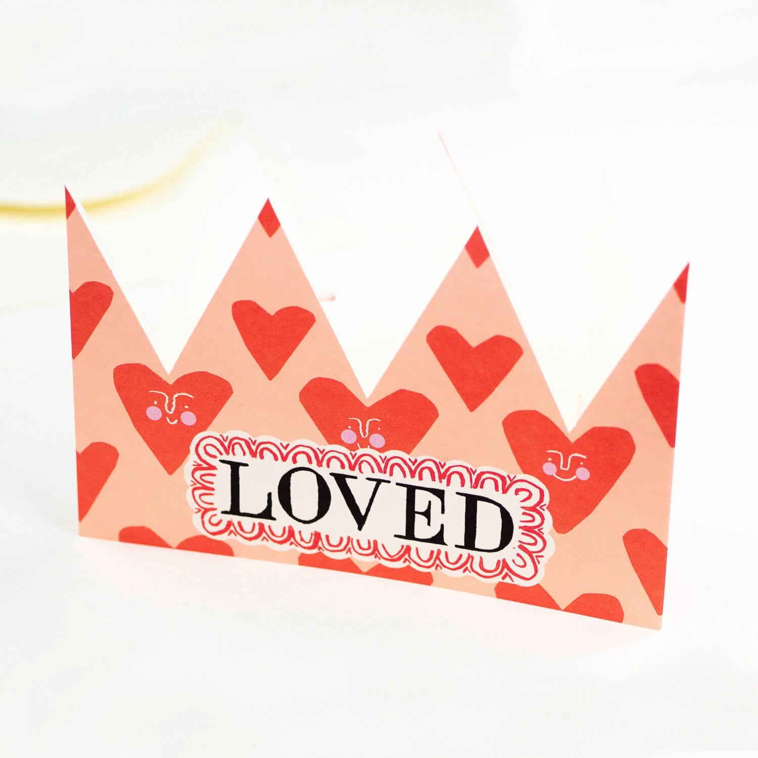 Loved Party Hat Card