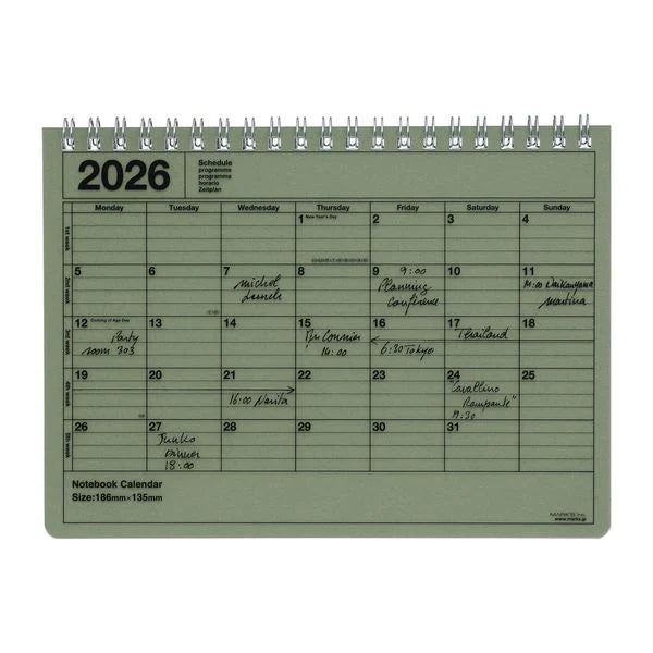 Mark's Inc 2026 Diary - Khaki (Small)