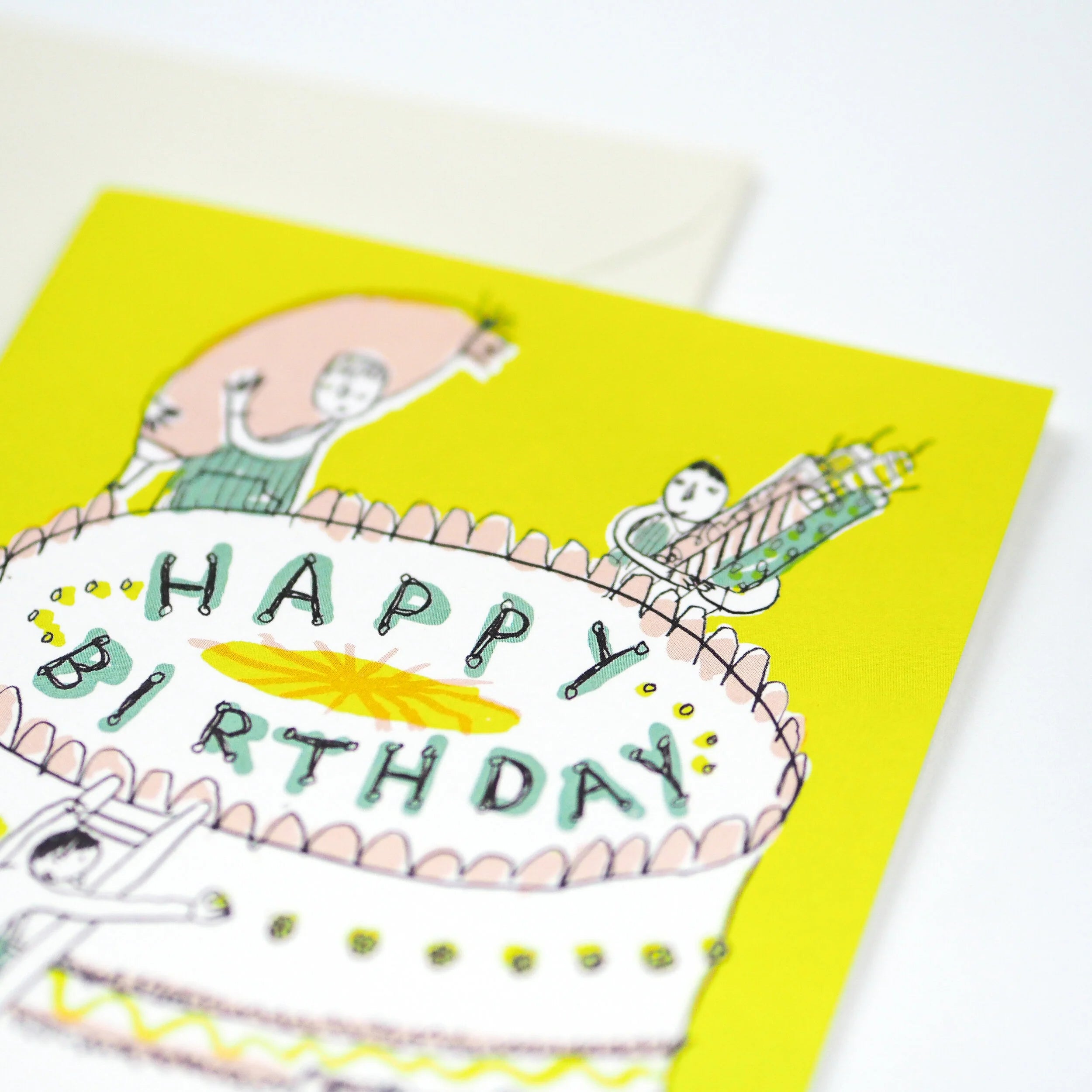 Massive Cake Birthday Card