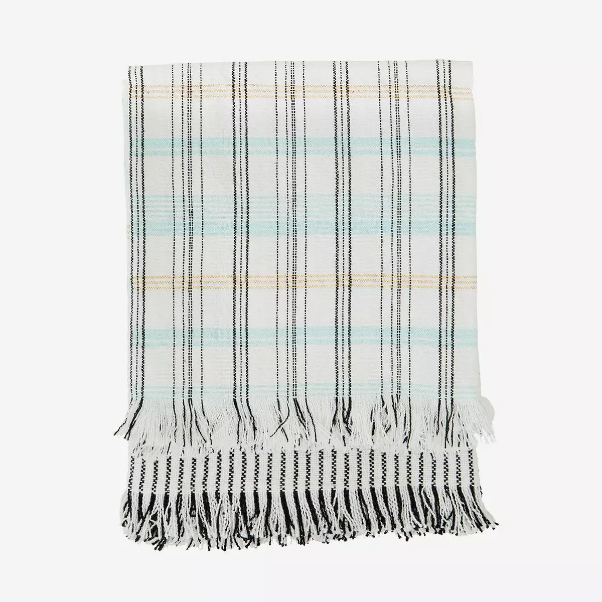 Set Of 2 Woven Cotton Tea Towels