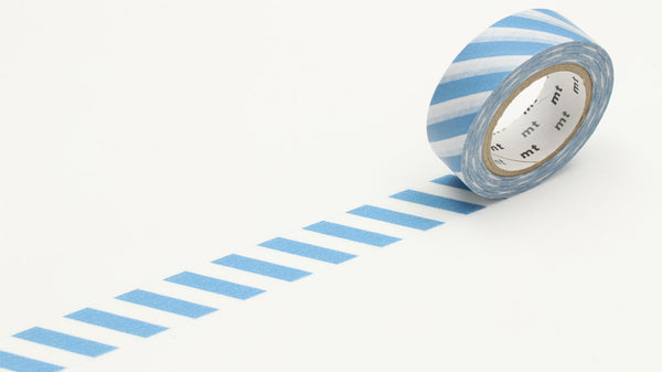 Stripe Grayish Sky Washi Tape