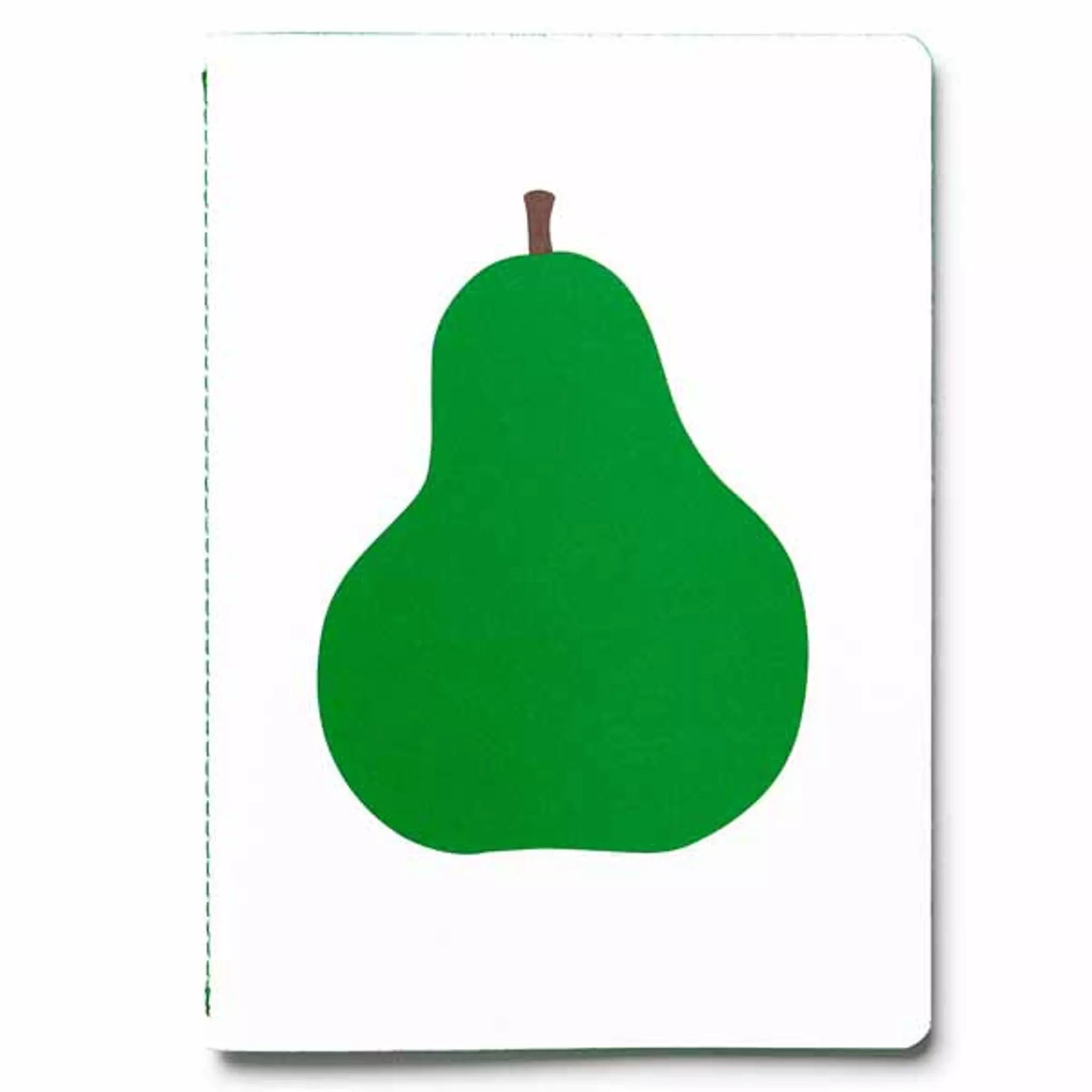 Pear Enzo Mari Singer Sewn Notebook A5