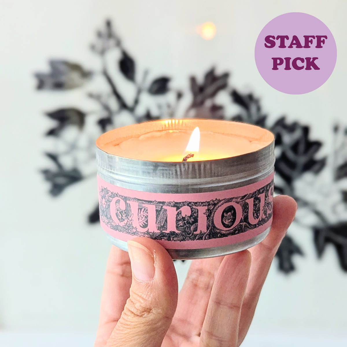 Scottish Rhubarb Curiouser Candle