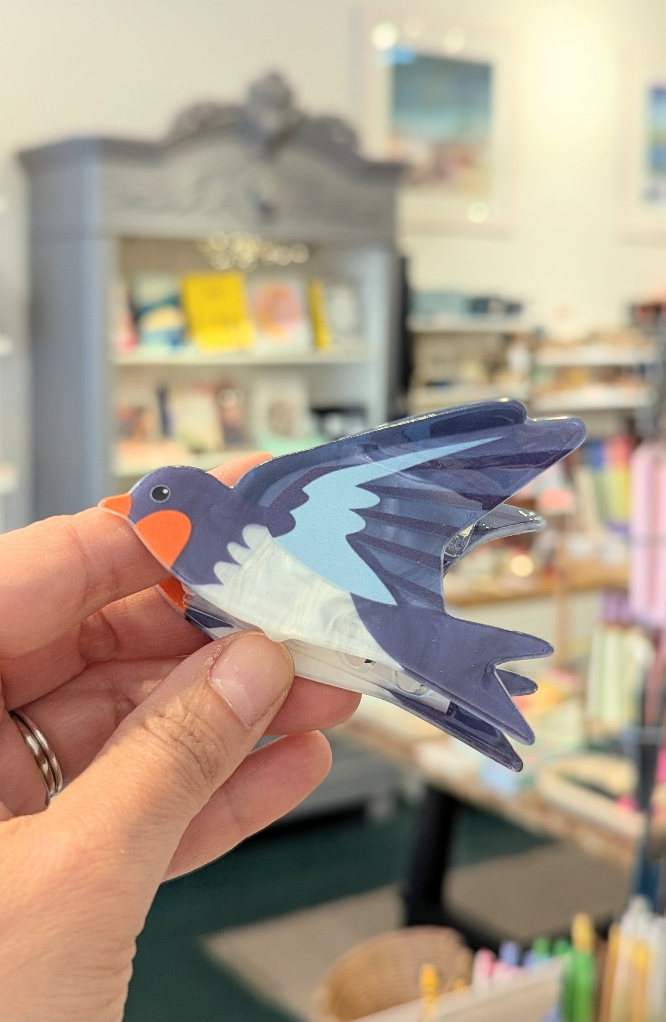 Summertime Swallow Hair Clip