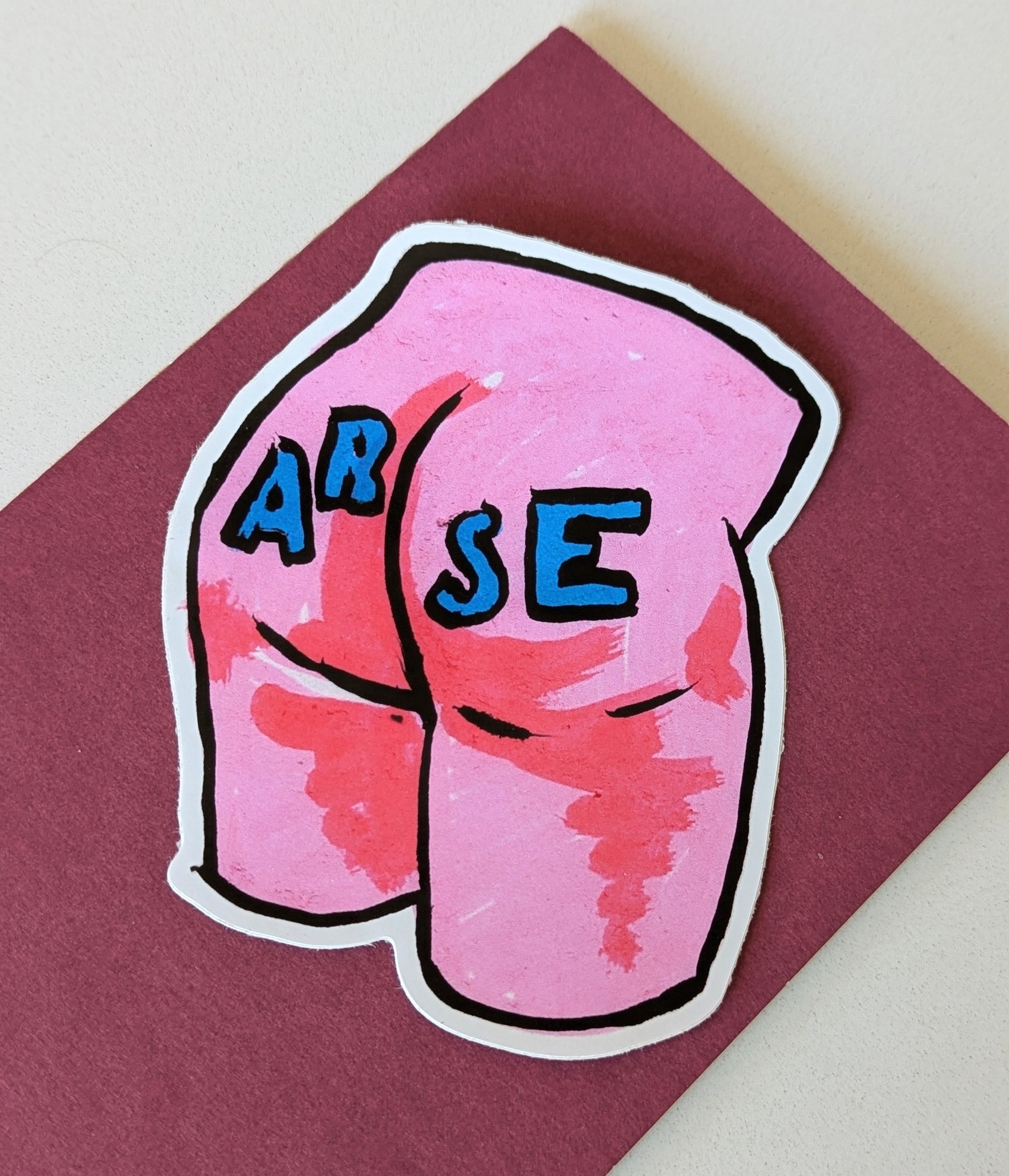 Arse Sticker