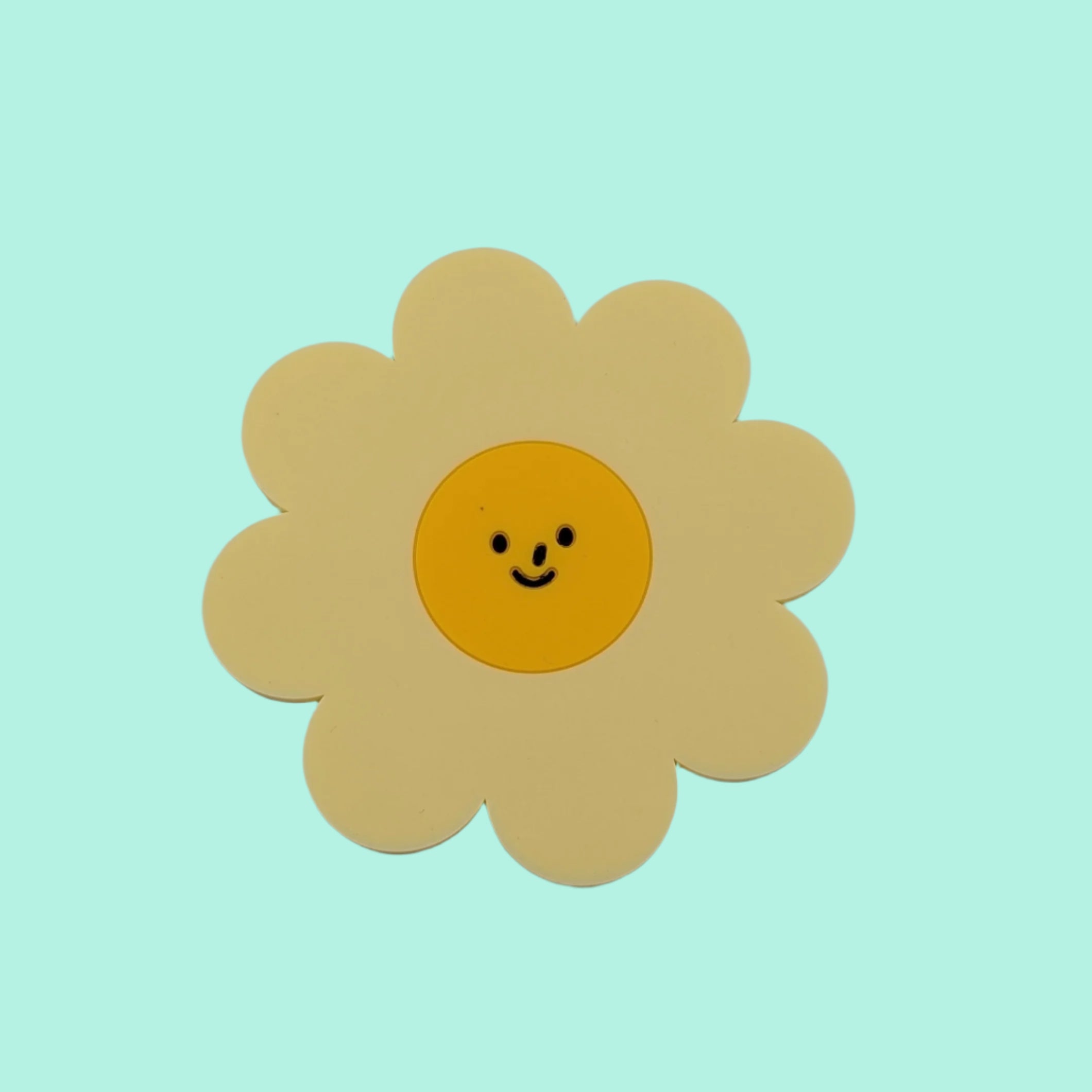 Silicone Daisy Coaster