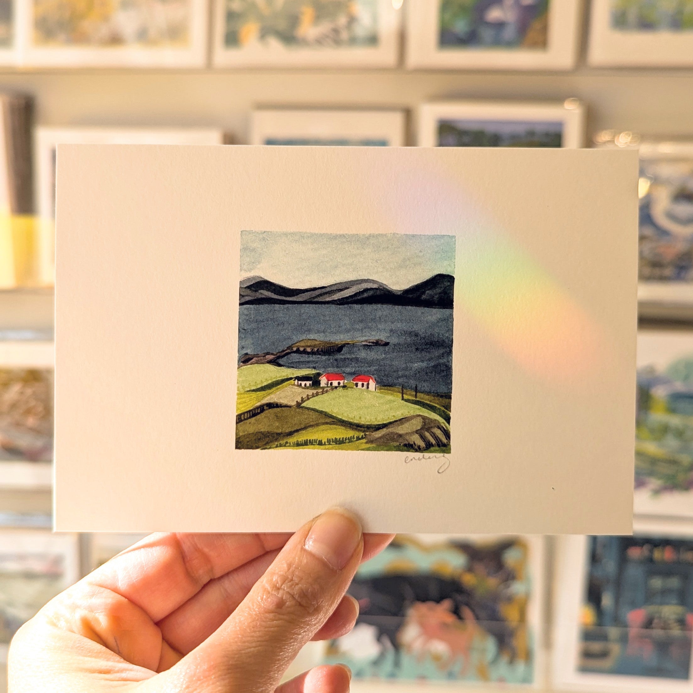 A6 Orange Roof Print