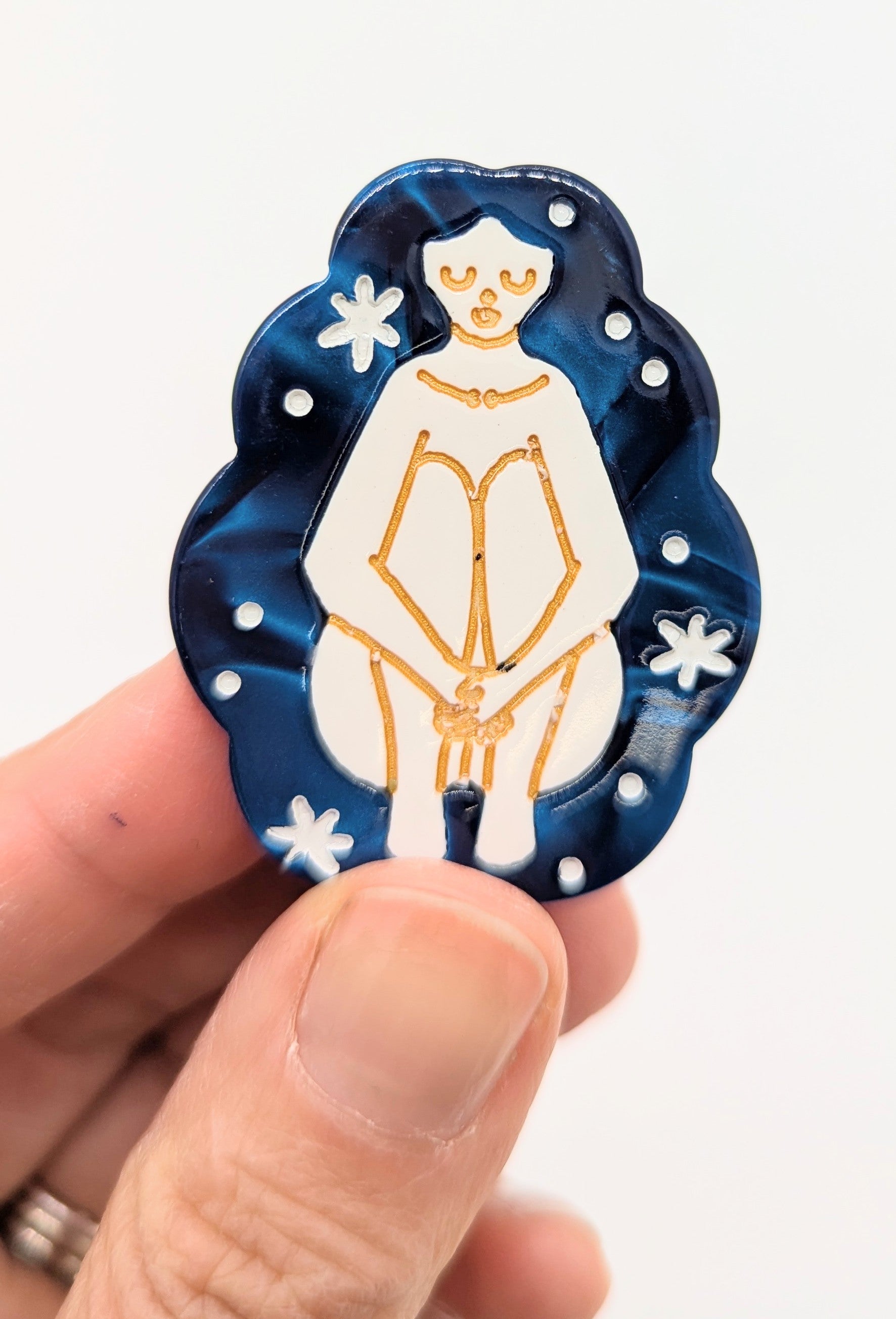 Star Woman Hair Clip