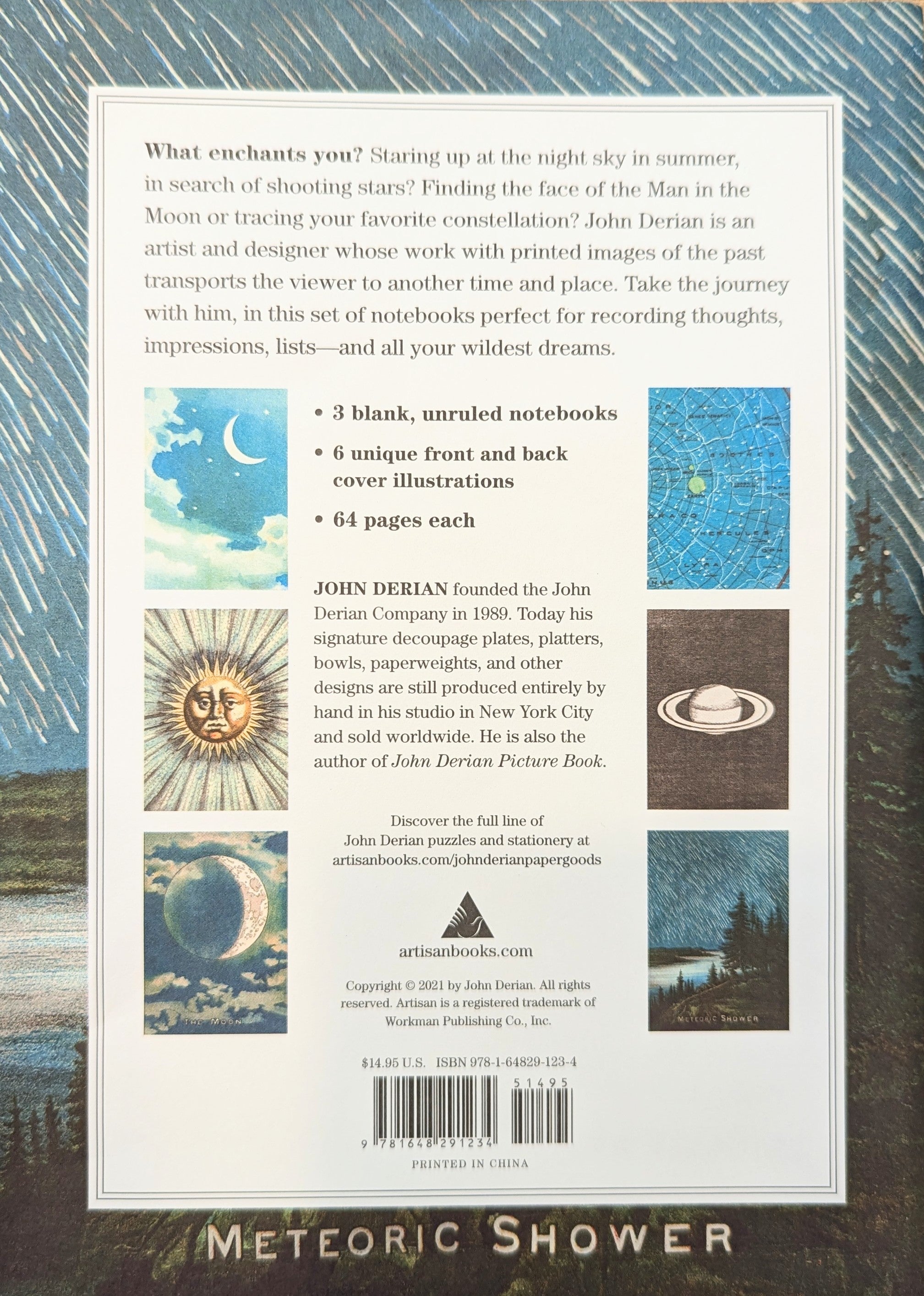 John Derian - Heavenly Bodies Notebooks