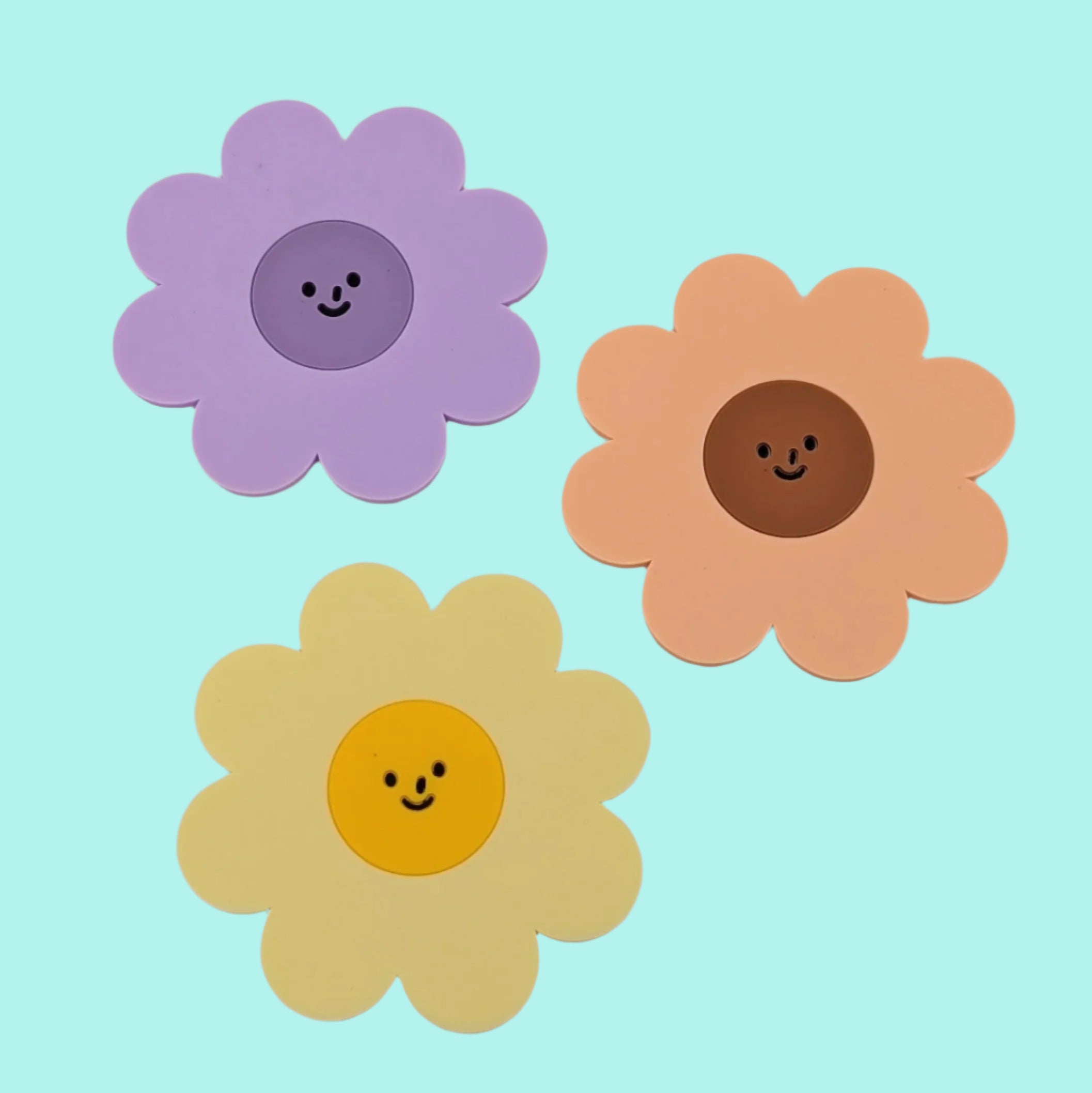 Silicone Daisy Coaster