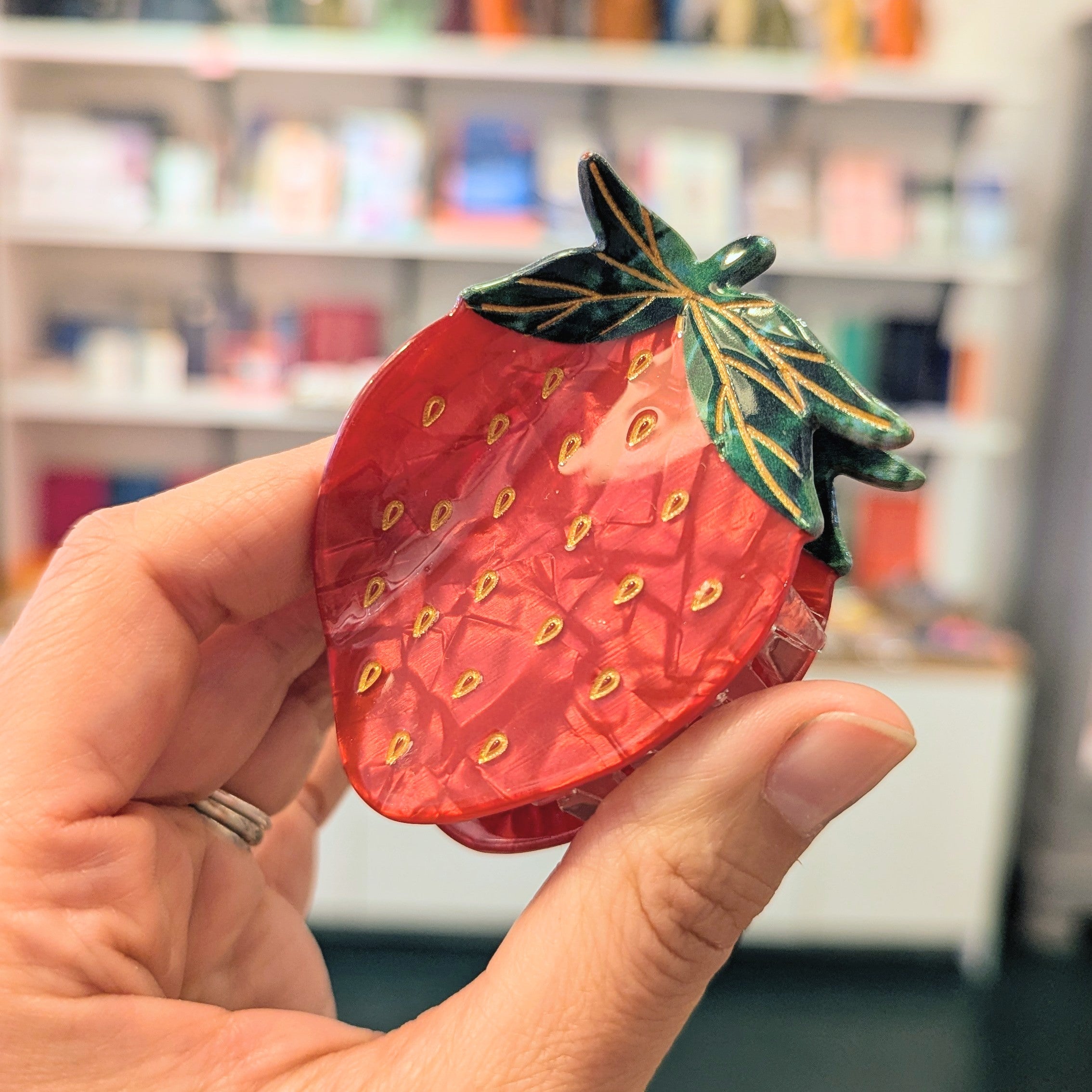 Medium Strawberry Hair Clip
