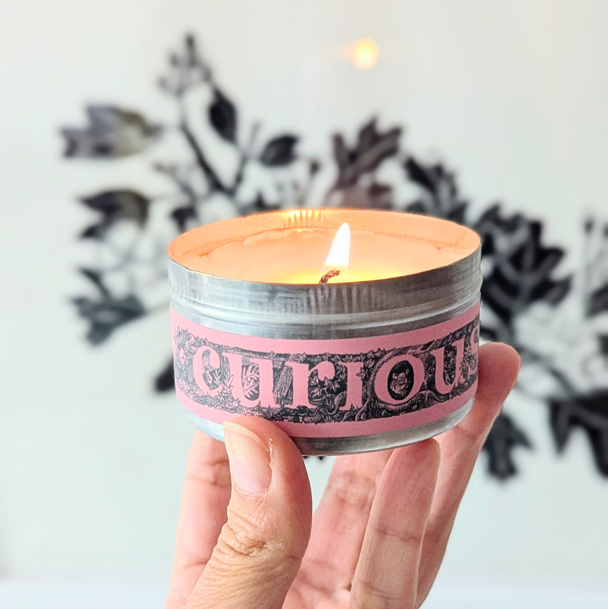 Scottish Rhubarb Curiouser Candle