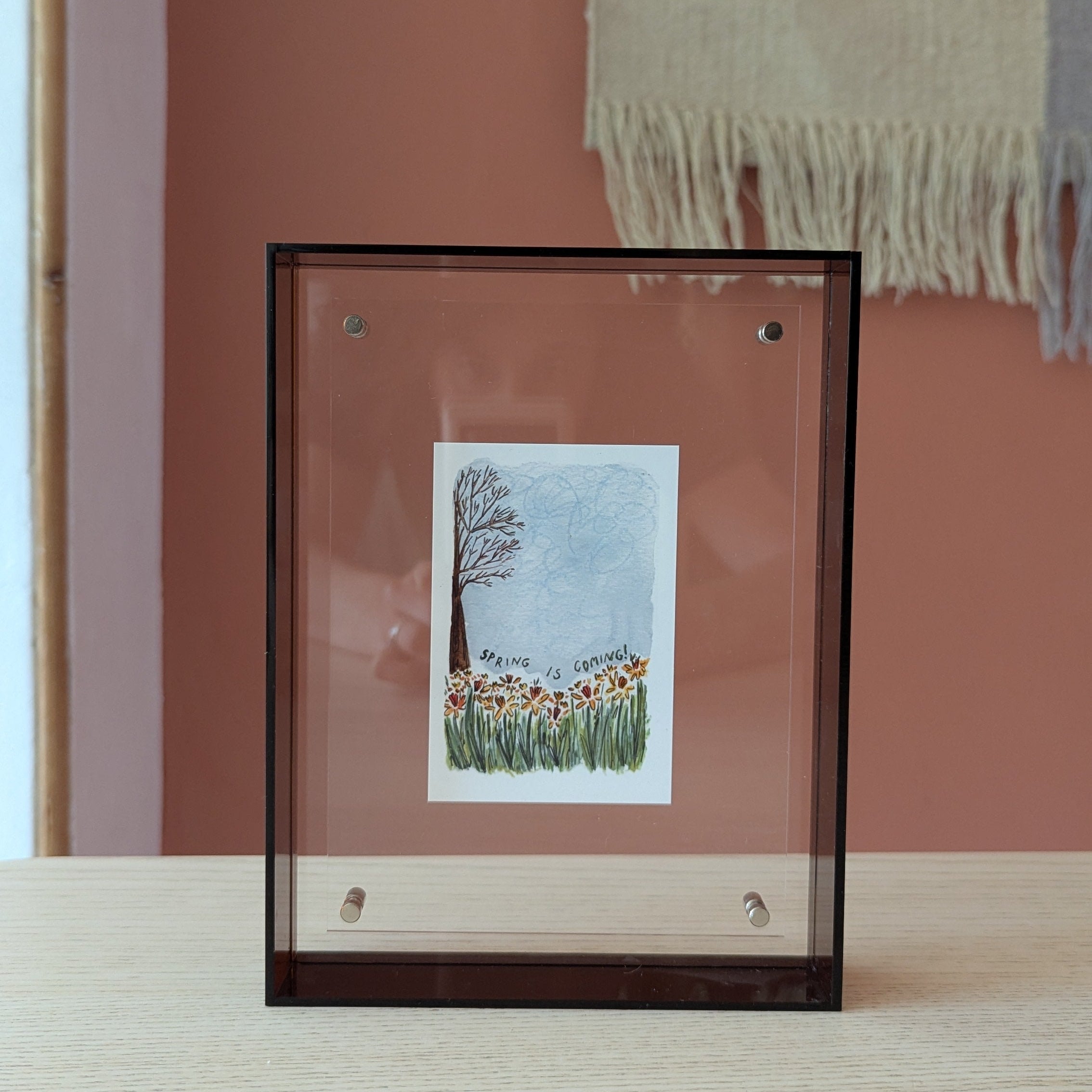 Medium Amber Acrylic Frame