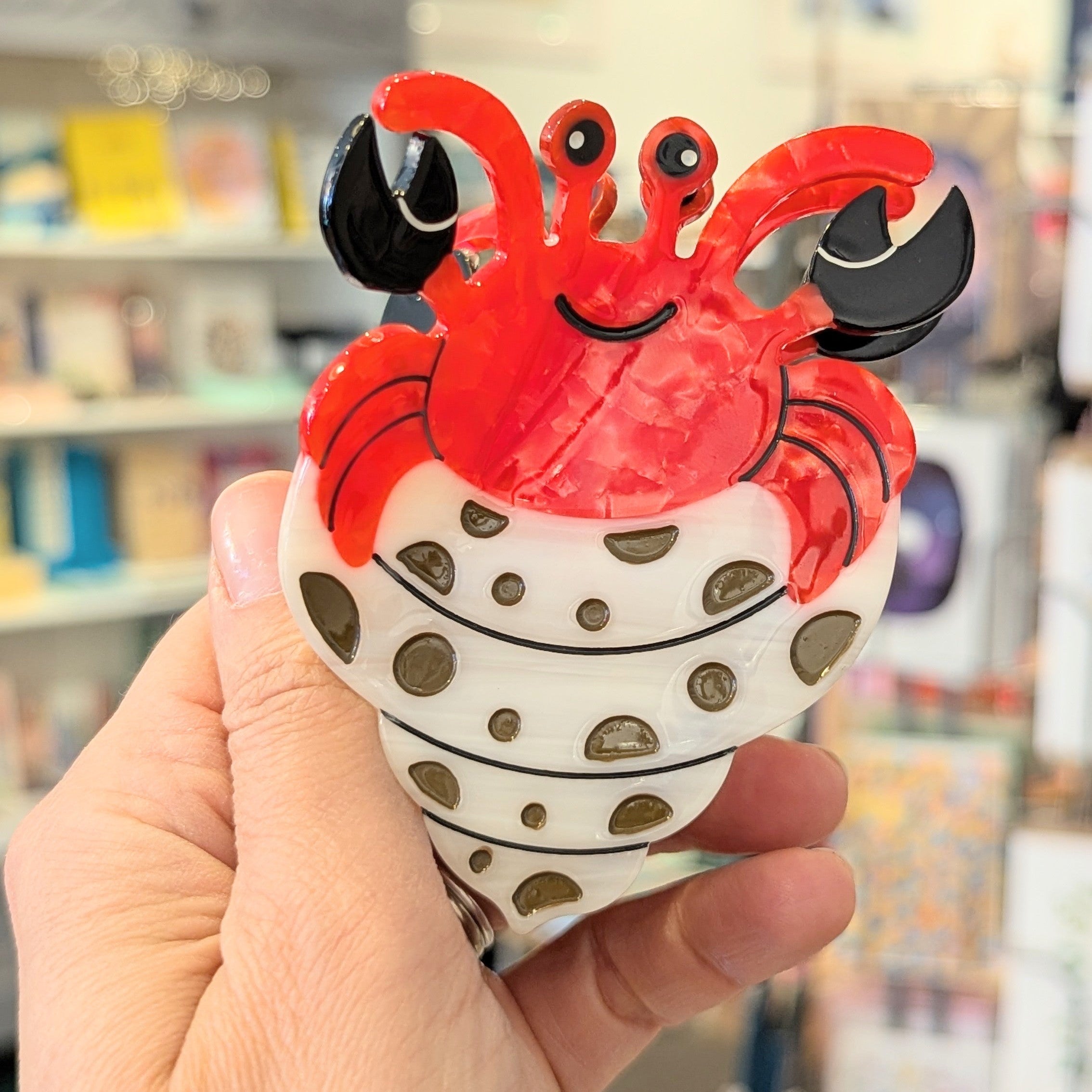 Hermit Crab Hair Clip