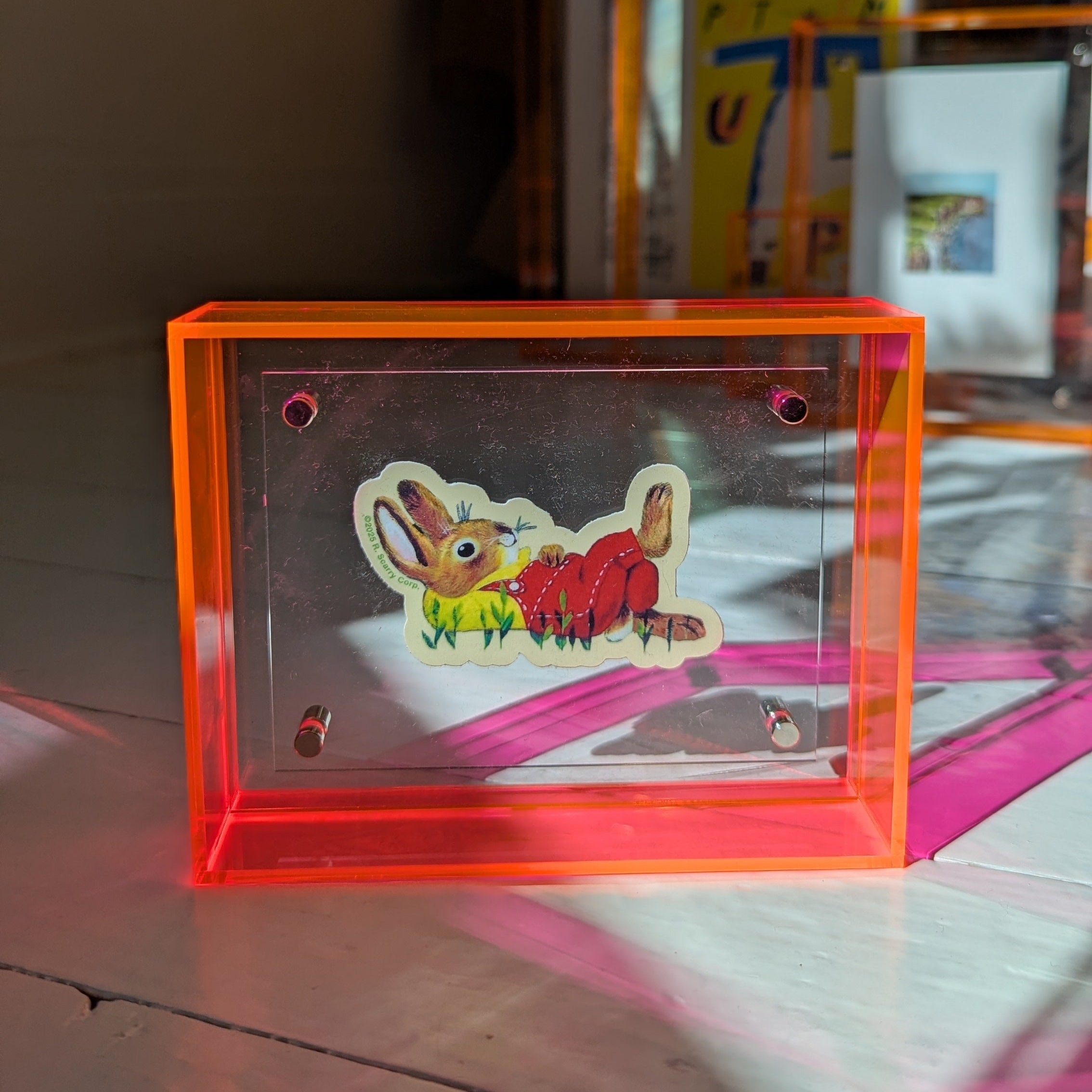 Extra Small Pink Acrylic Frame