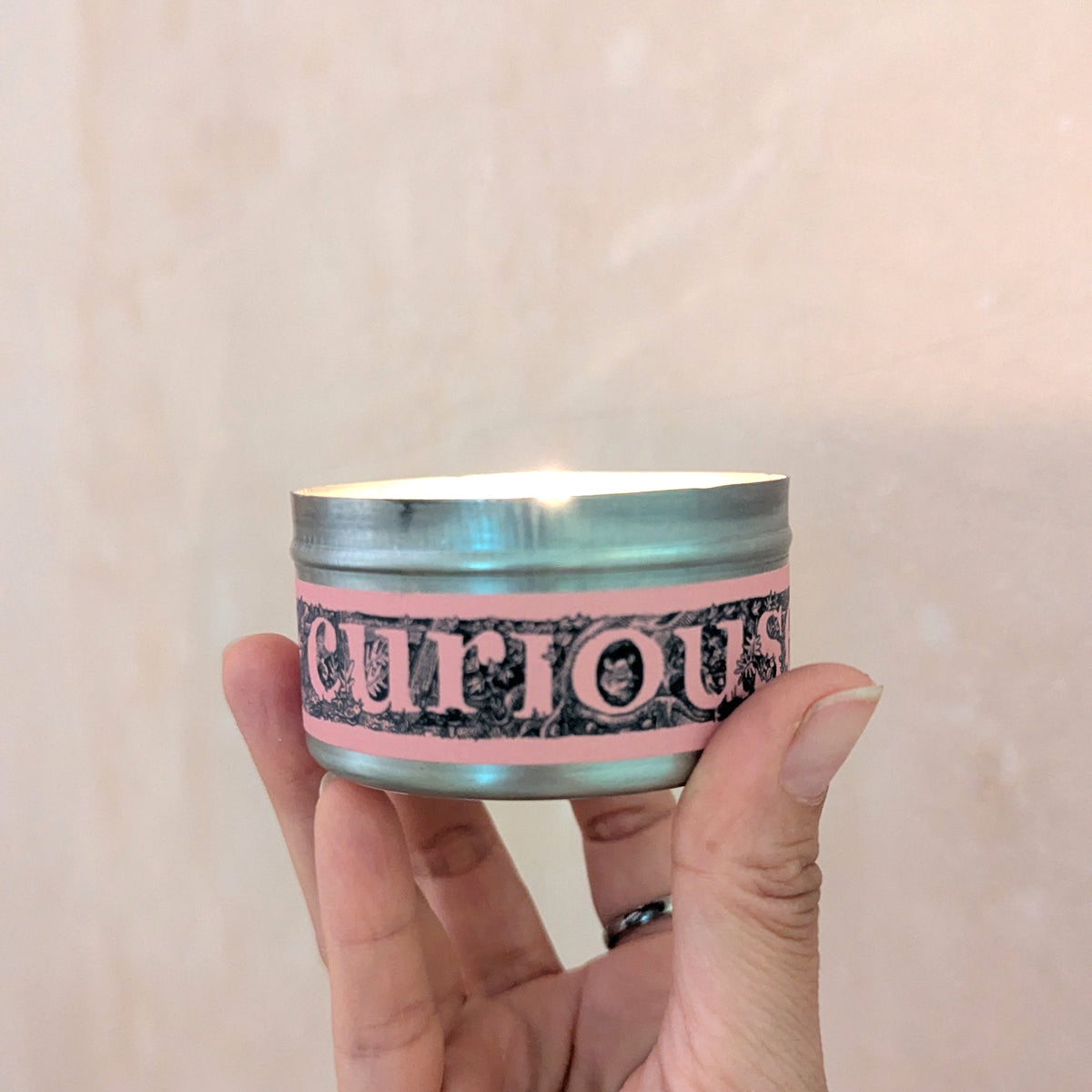 Scottish Rhubarb Curiouser Candle