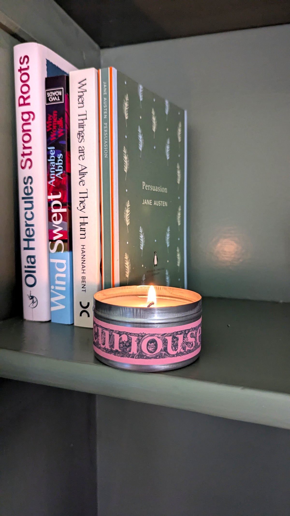 Scottish Rhubarb Curiouser Candle
