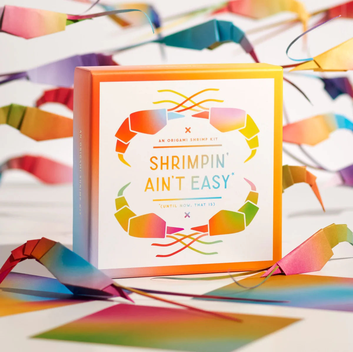 An Origami Shrimp Kit