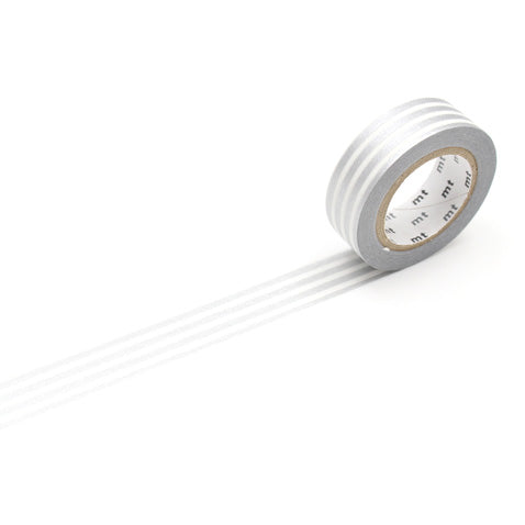 Border Silver 2 MT Washi Tape