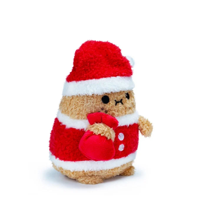 Santa Ricespud Mini Sitting Plush Toy