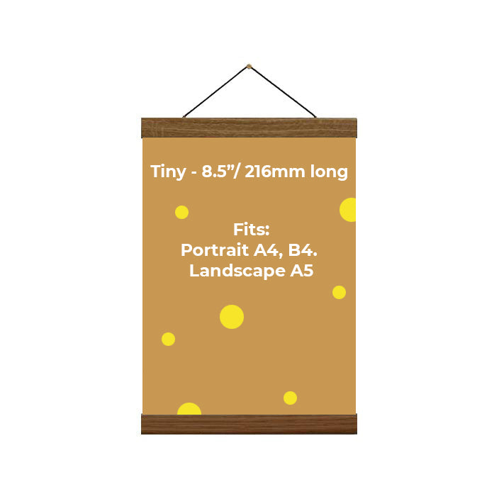 A4 Oak Poster Hanger