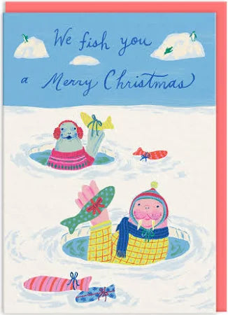 We Fish You Christmas Card