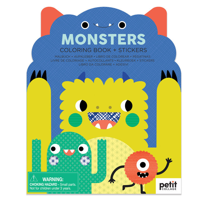 Monsters Colouring Book & Stickers