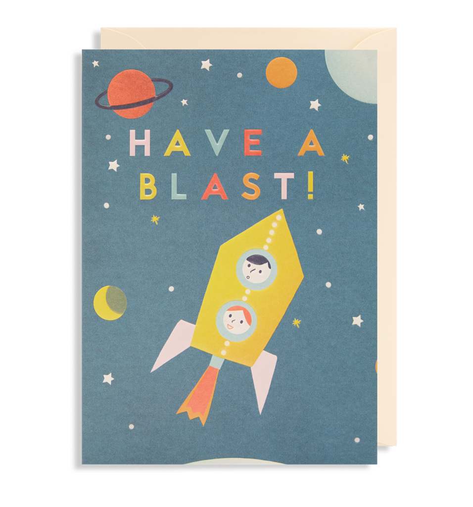 Rocket Birthday Card